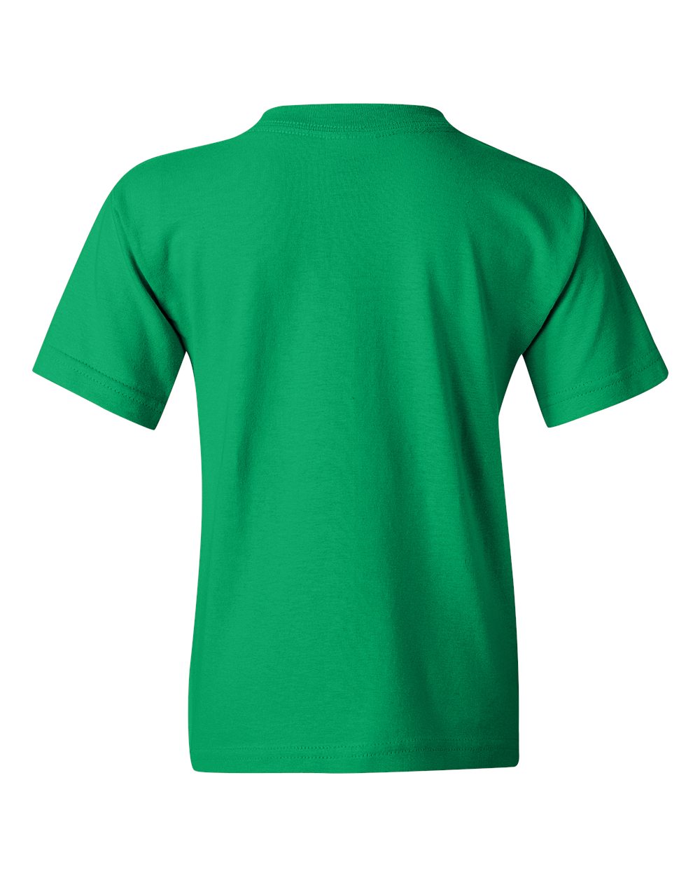 Gildan 5000B Youth Heavy Cotton™ T-Shirt in Irish Green, back