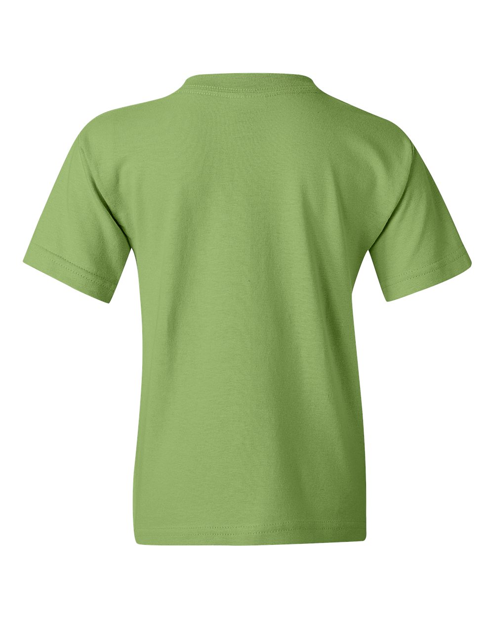 Gildan 5000B Youth Heavy Cotton™ T-Shirt in Kiwi, back