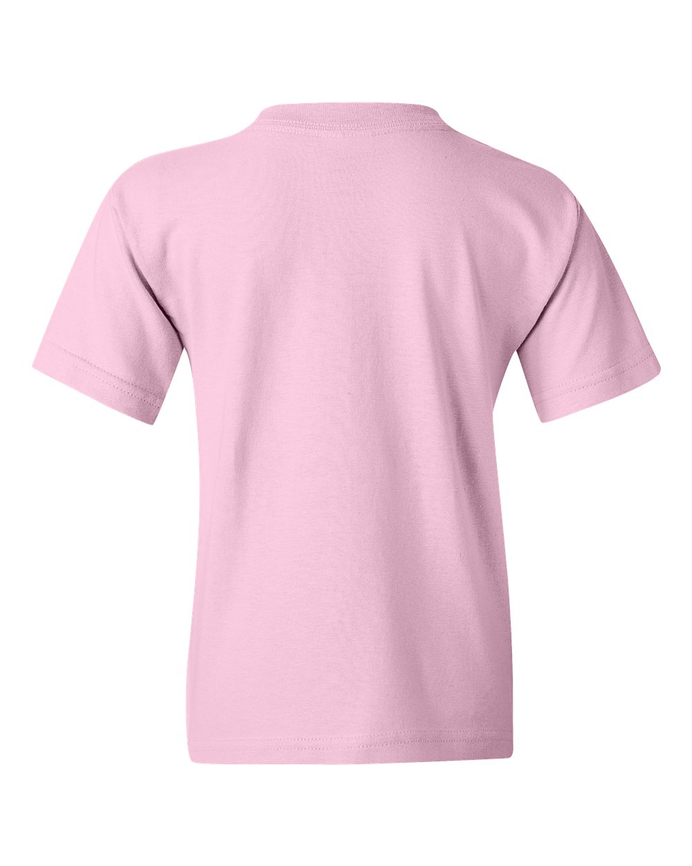 Gildan 5000B Youth Heavy Cotton™ T-Shirt in Light Pink, back