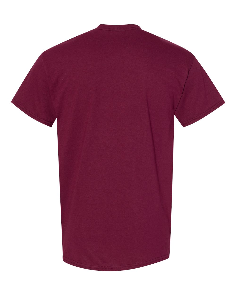Gildan 5000B Youth Heavy Cotton™ T-Shirt in Maroon, back