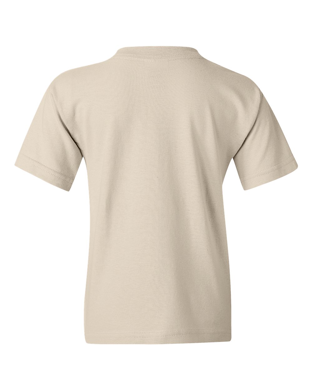 Gildan 5000B Youth Heavy Cotton™ T-Shirt in Natural, back