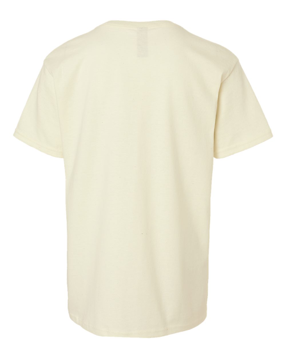 Gildan 5000B Youth Heavy Cotton™ T-Shirt in Off White, back