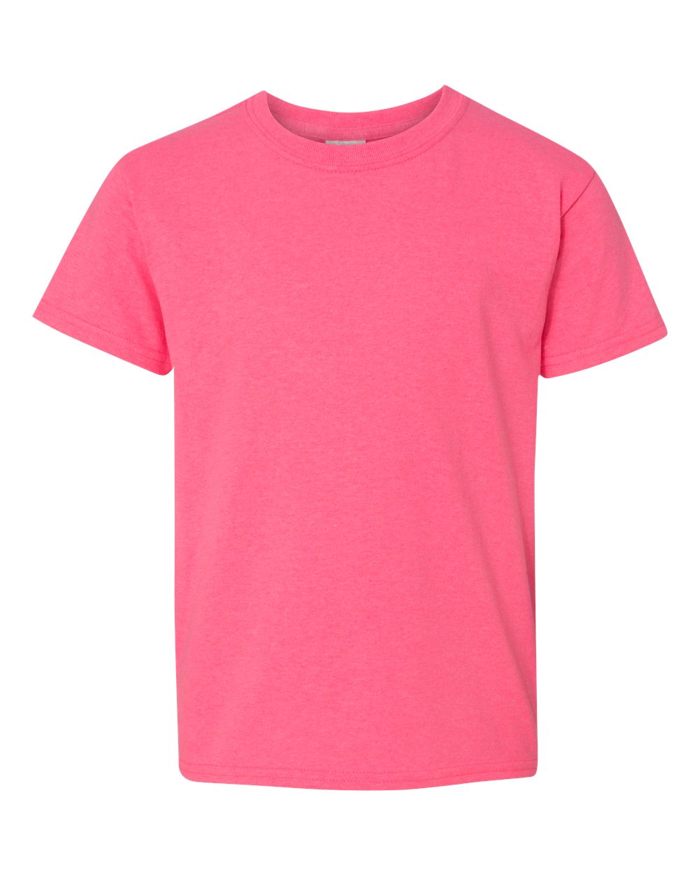 Gildan 5000B Youth Heavy Cotton™ T-Shirt in Safety Pink