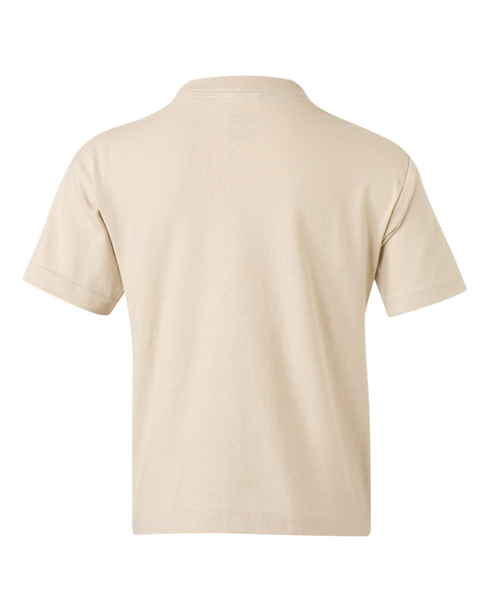 Gildan 5000B Youth Heavy Cotton™ T-Shirt in Sand, back