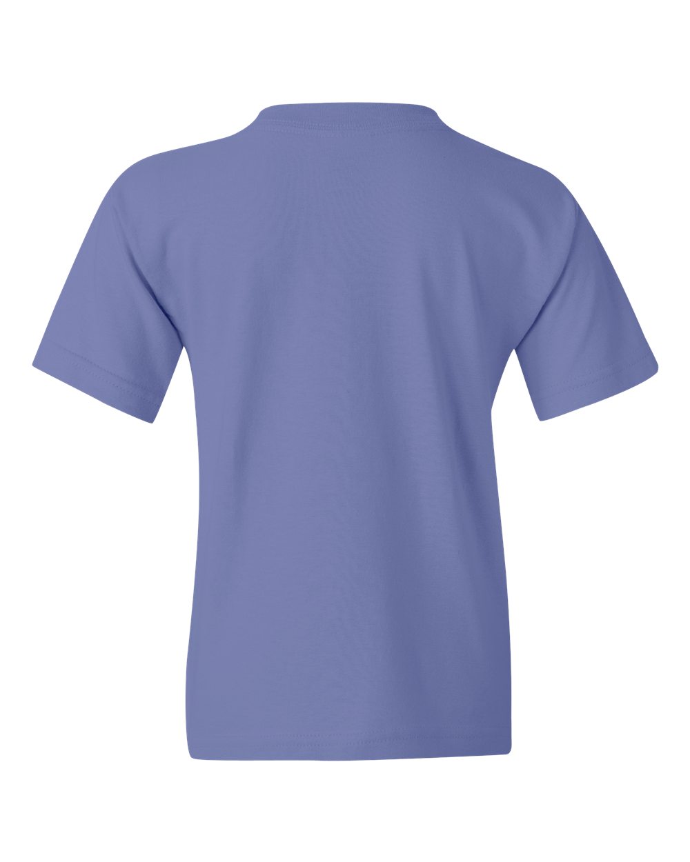 Gildan 5000B Youth Heavy Cotton™ T-Shirt in Violet, back
