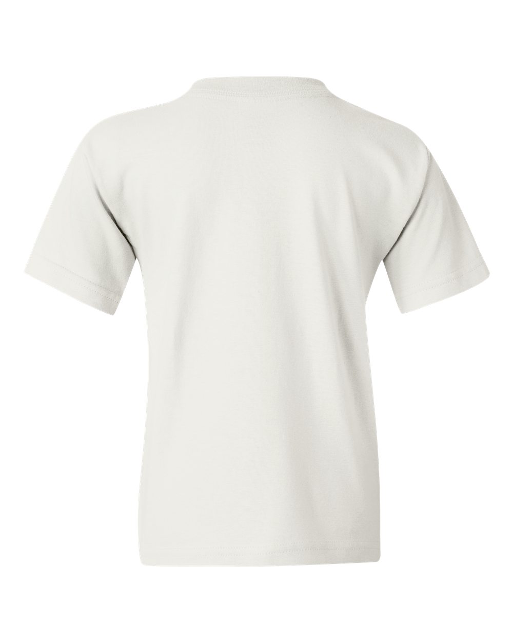 Gildan 5000B Youth Heavy Cotton™ T-Shirt in White, back