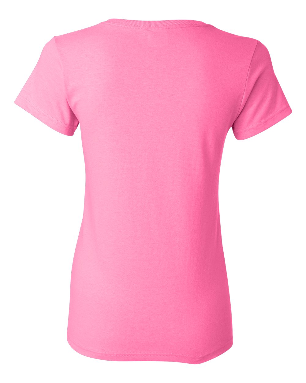 Gildan 5000L Women's Heavy Cotton™ T-Shirt in Azalea, back