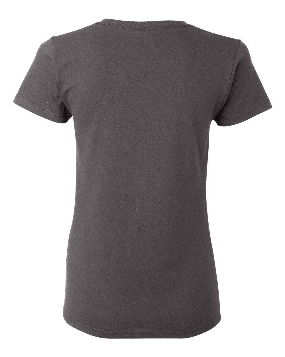 Gildan 5000L Women's Heavy Cotton™ T-Shirt in Charcoal, back