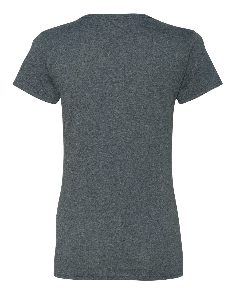 Gildan 5000L Women's Heavy Cotton™ T-Shirt in Dark Heather, back
