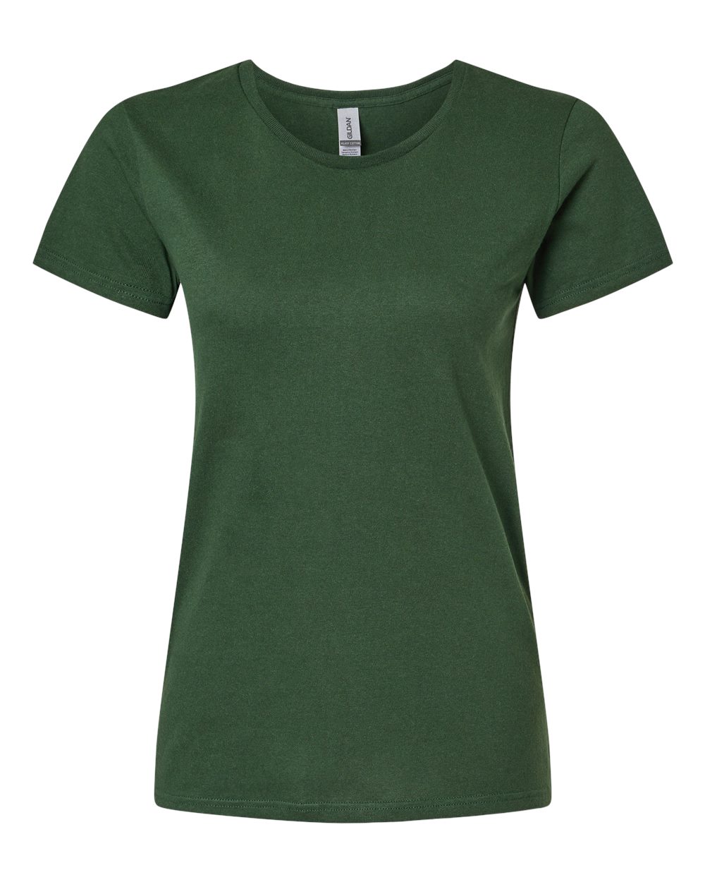 Gildan 5000L Women's Heavy Cotton™ T-Shirt in Forest Green