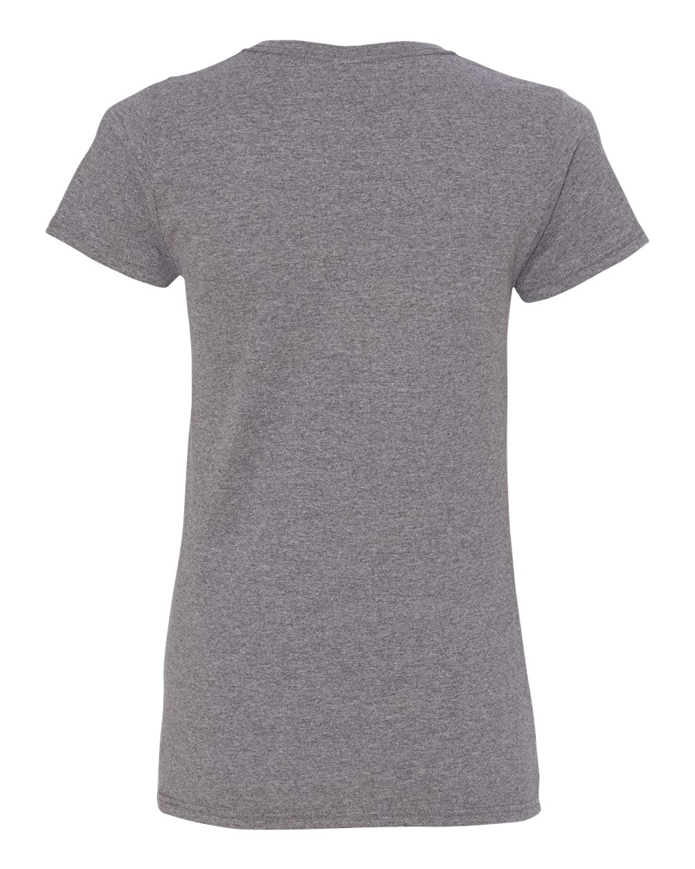 Gildan 5000L Women's Heavy Cotton™ T-Shirt in Graphite Heather, back