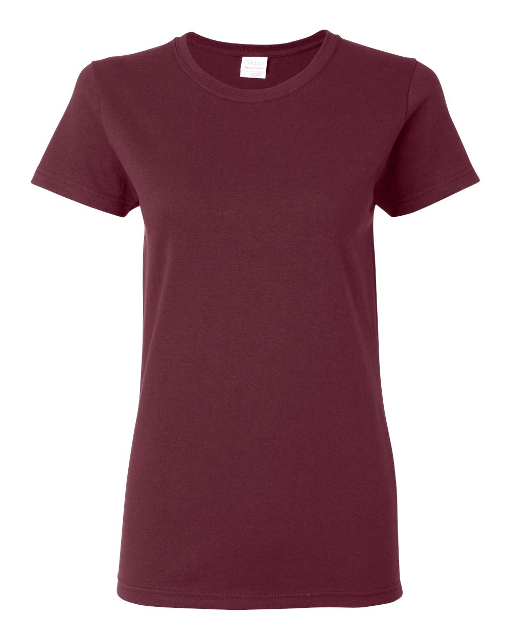 Gildan 5000L Women's Heavy Cotton™ T-Shirt in Maroon