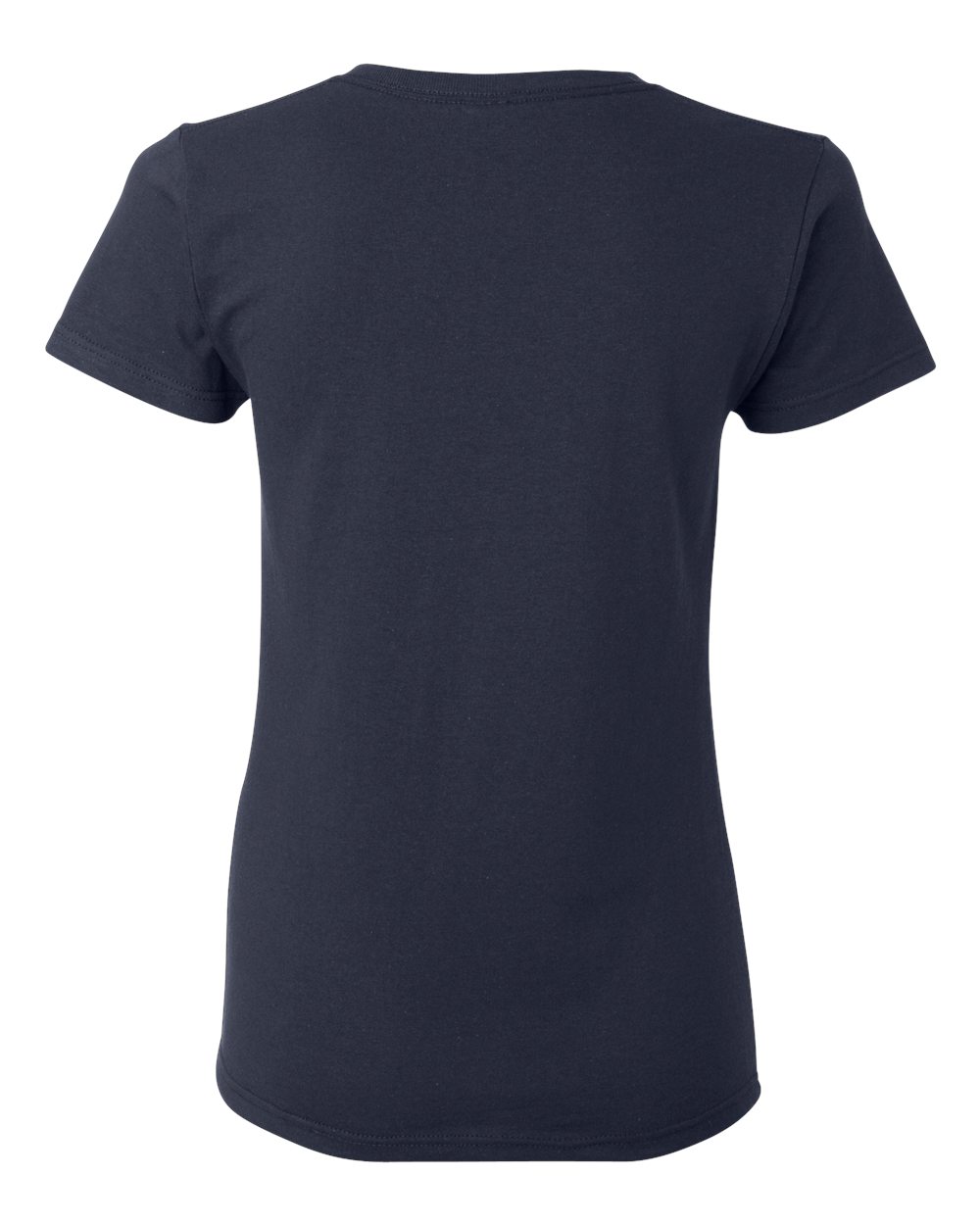 Gildan 5000L Women's Heavy Cotton™ T-Shirt in Navy, back
