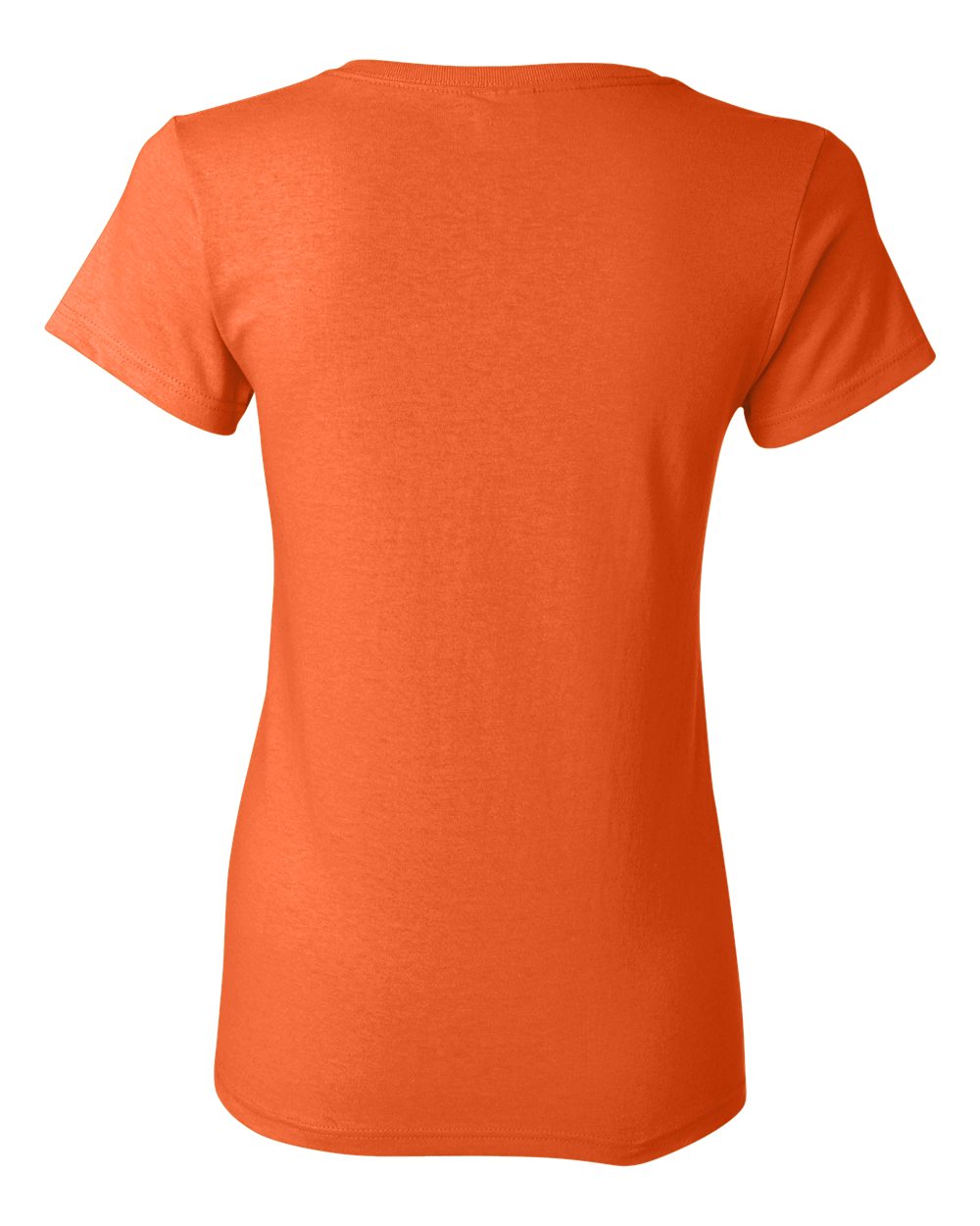 Gildan 5000L Women's Heavy Cotton™ T-Shirt in Orange, back