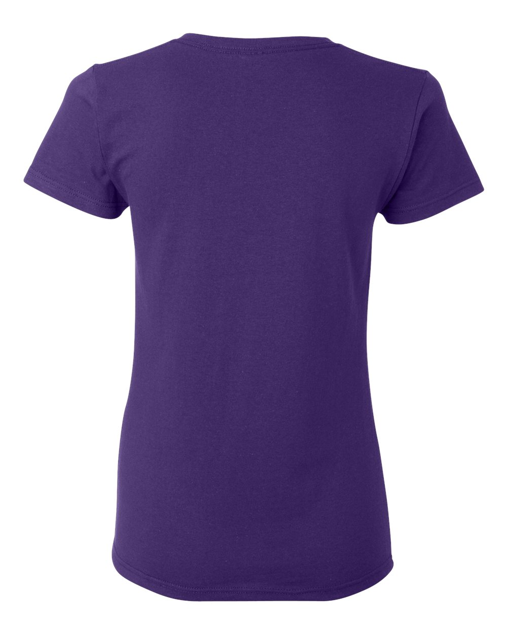 Gildan 5000L Women's Heavy Cotton™ T-Shirt in Purple, back