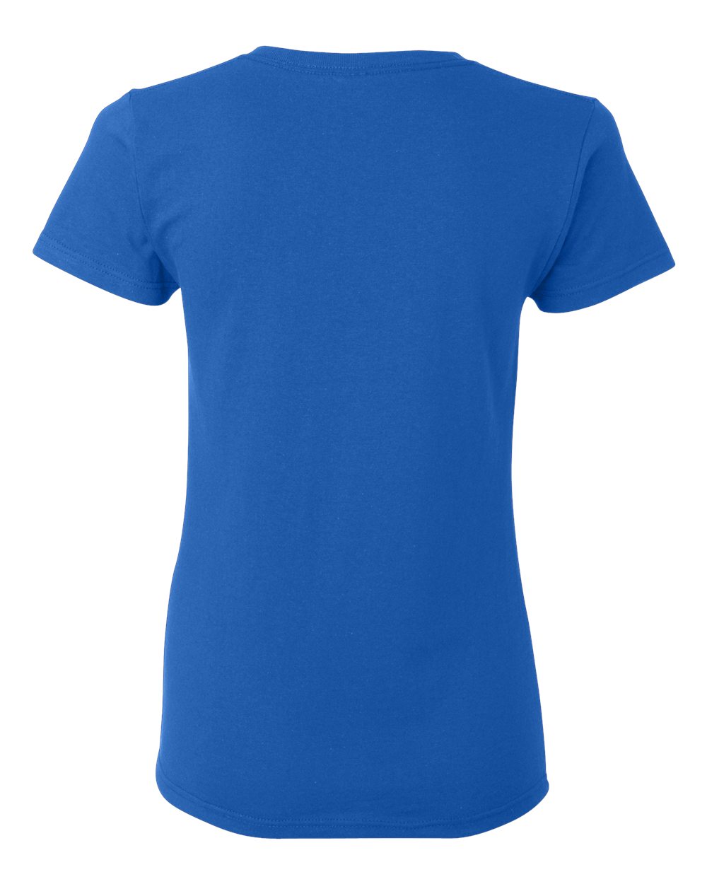 Gildan 5000L Women's Heavy Cotton™ T-Shirt in Royal, back