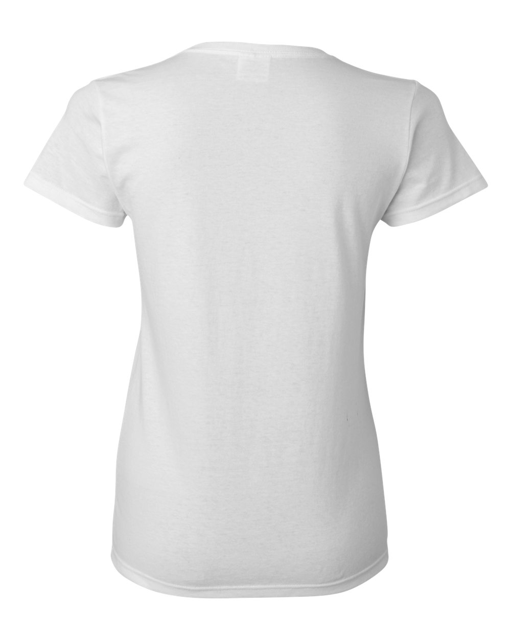 Gildan 5000L Women's Heavy Cotton™ T-Shirt in White, back