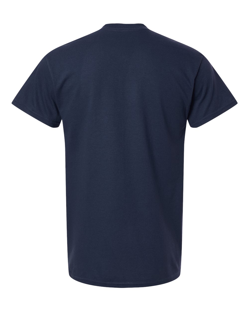 Gildan 5000T Unisex Heavy Cotton™ Tall T-Shirt in Navy, back