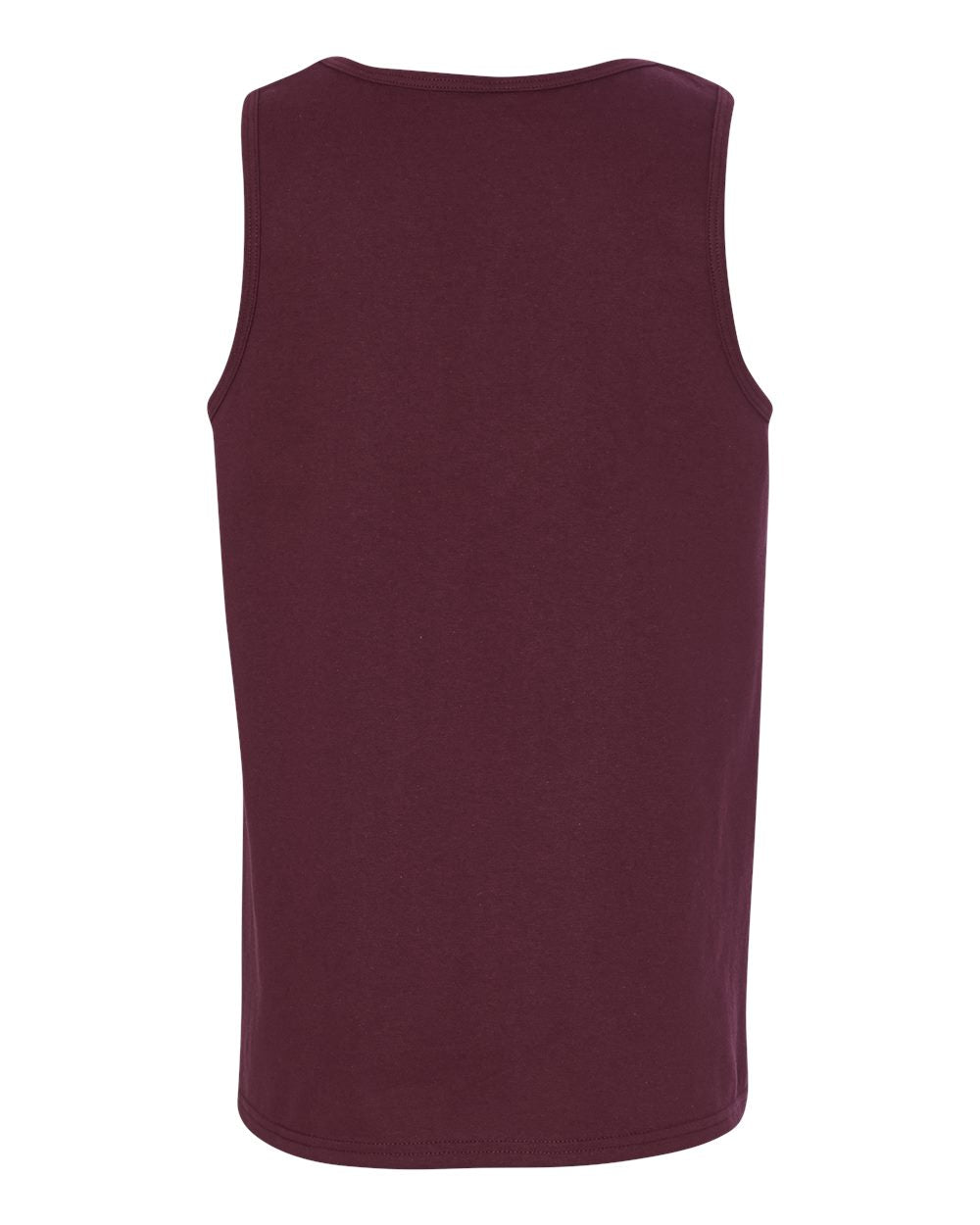 Gildan 5200 Unisex Heavy Cotton™ Tank Top in Maroon, back