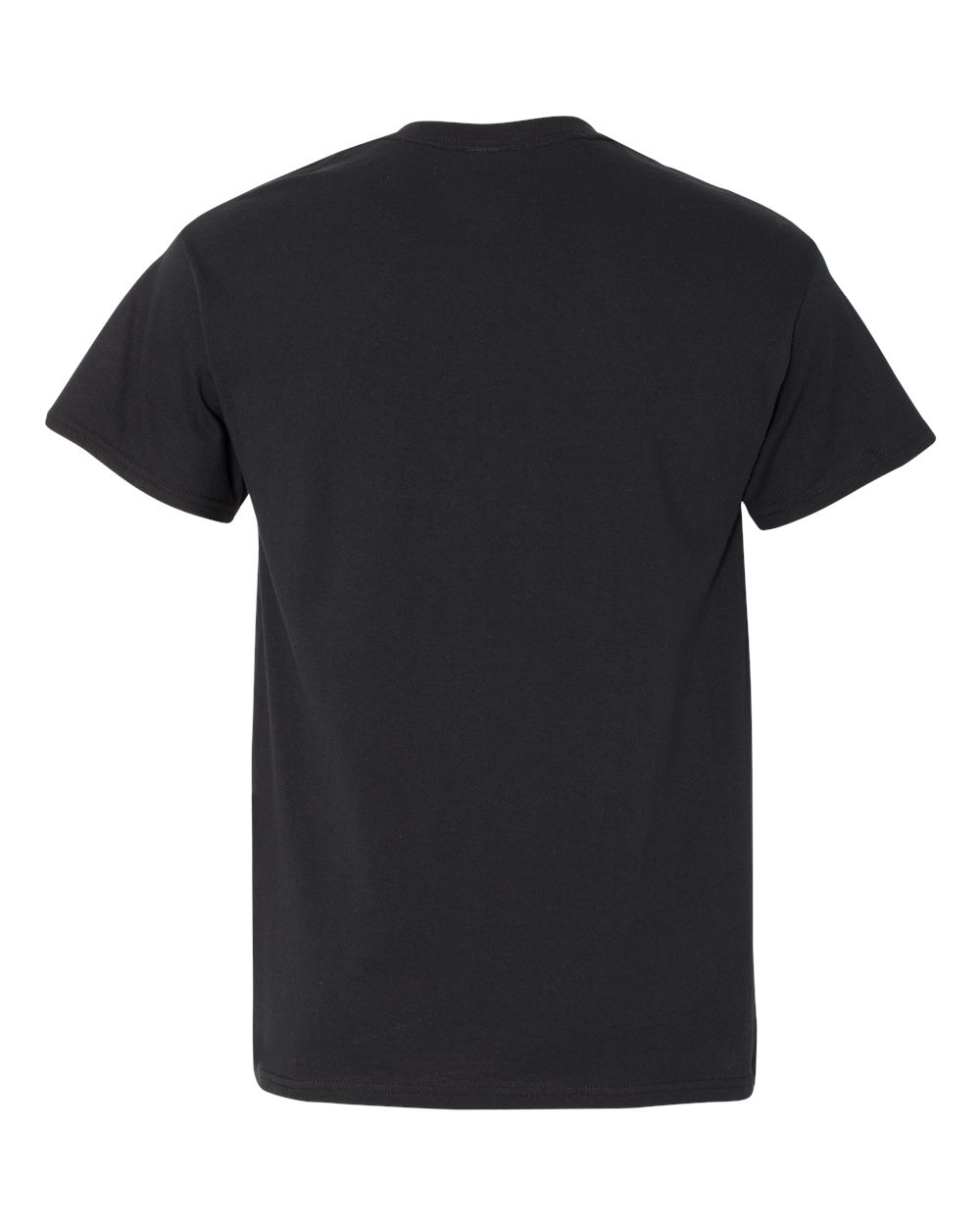 Gildan 5300 Unisex Heavy Cotton™ Pocket T-Shirt in Black, back