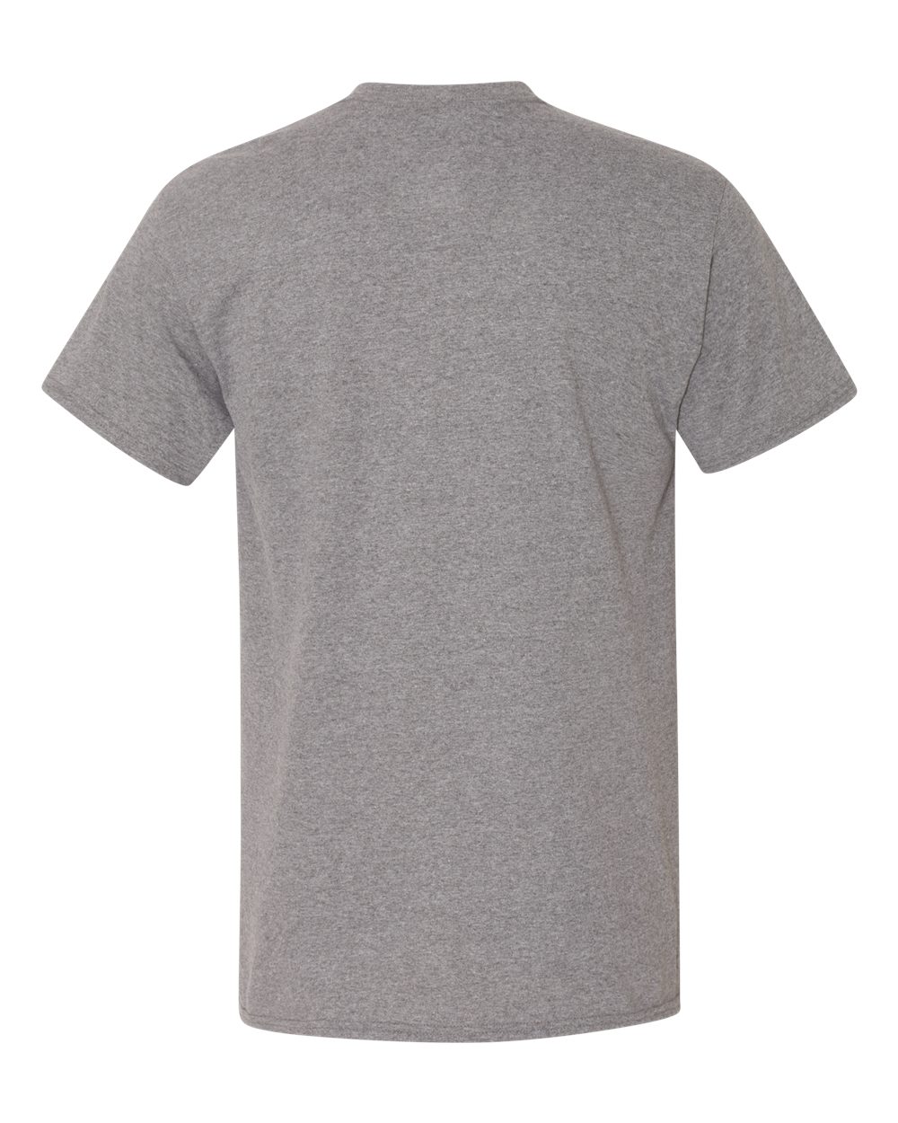 Gildan 5300 Unisex Heavy Cotton™ Pocket T-Shirt in Graphite Heather, back