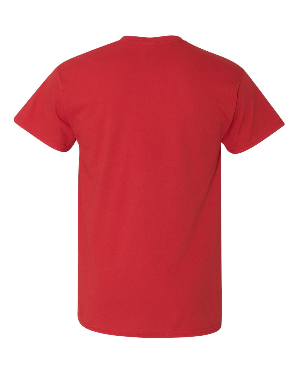 Gildan 5300 Unisex Heavy Cotton™ Pocket T-Shirt in Red, back