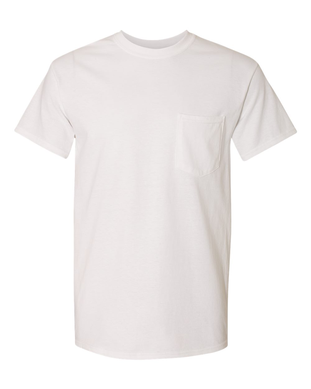 Gildan 5300 Unisex Heavy Cotton™ Pocket T-Shirt in White