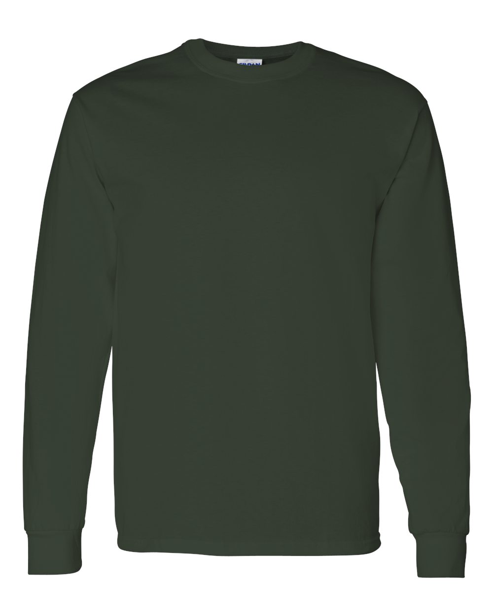 Gildan 5400 Unisex Heavy Cotton™ Long Sleeve T-Shirt in Forest