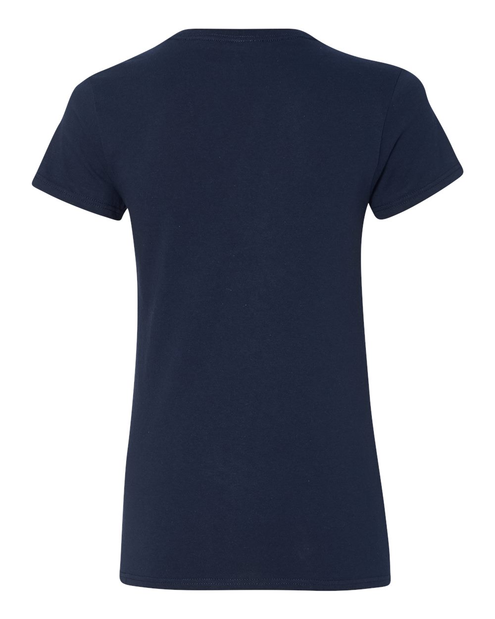 Gildan 5V00L Women's Heavy Cotton™ V-Neck T-Shirt in Navy, back