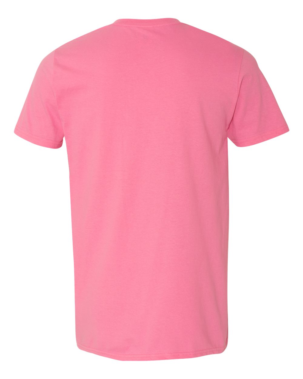 Gildan 64000 Unisex Softstyle® T-Shirt in Azalea, back