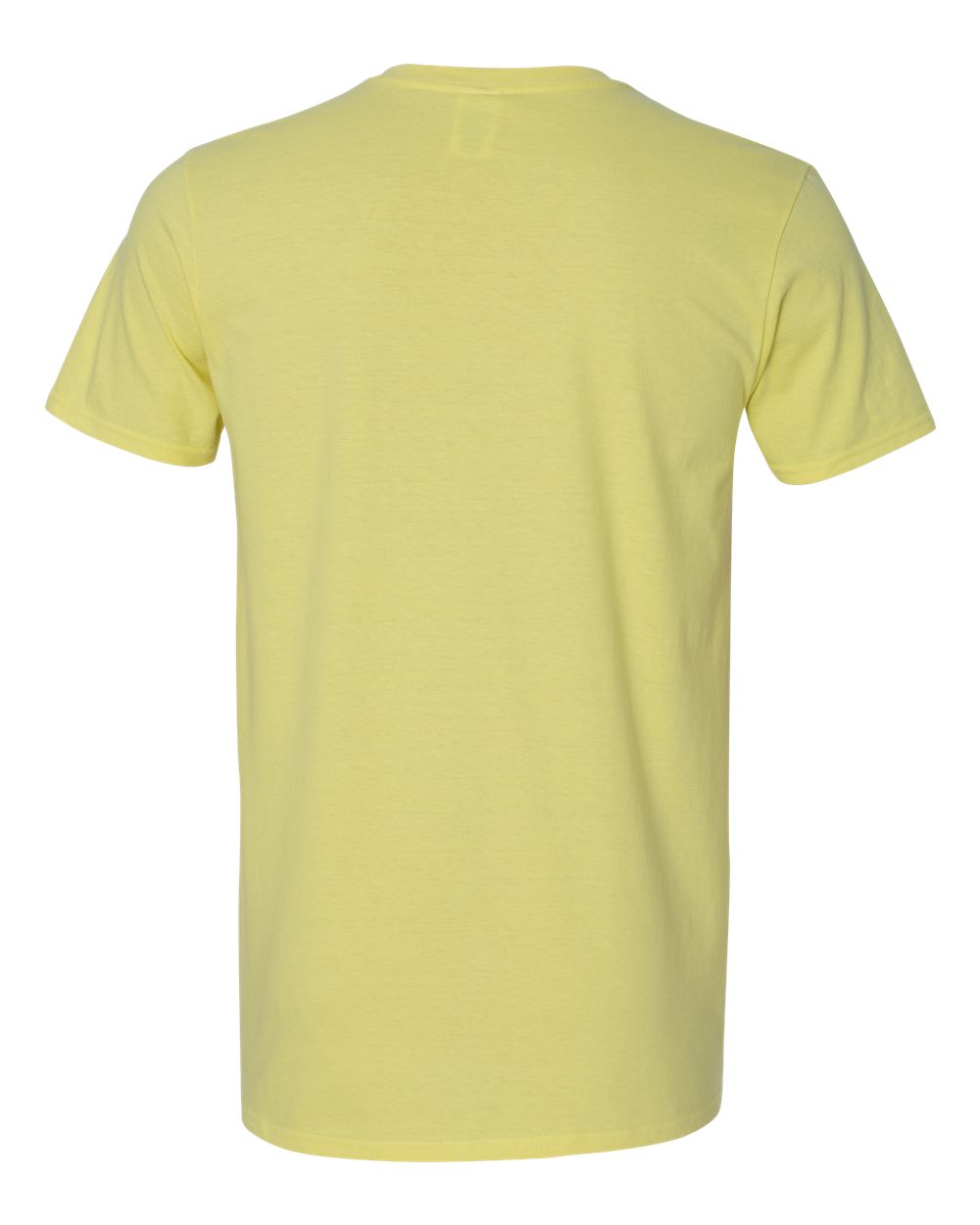 Gildan 64000 Unisex Softstyle® T-Shirt in Cornsilk, back