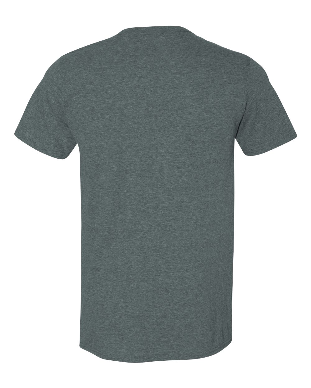 Gildan 64000 Unisex Softstyle® T-Shirt in Dark Heather, back