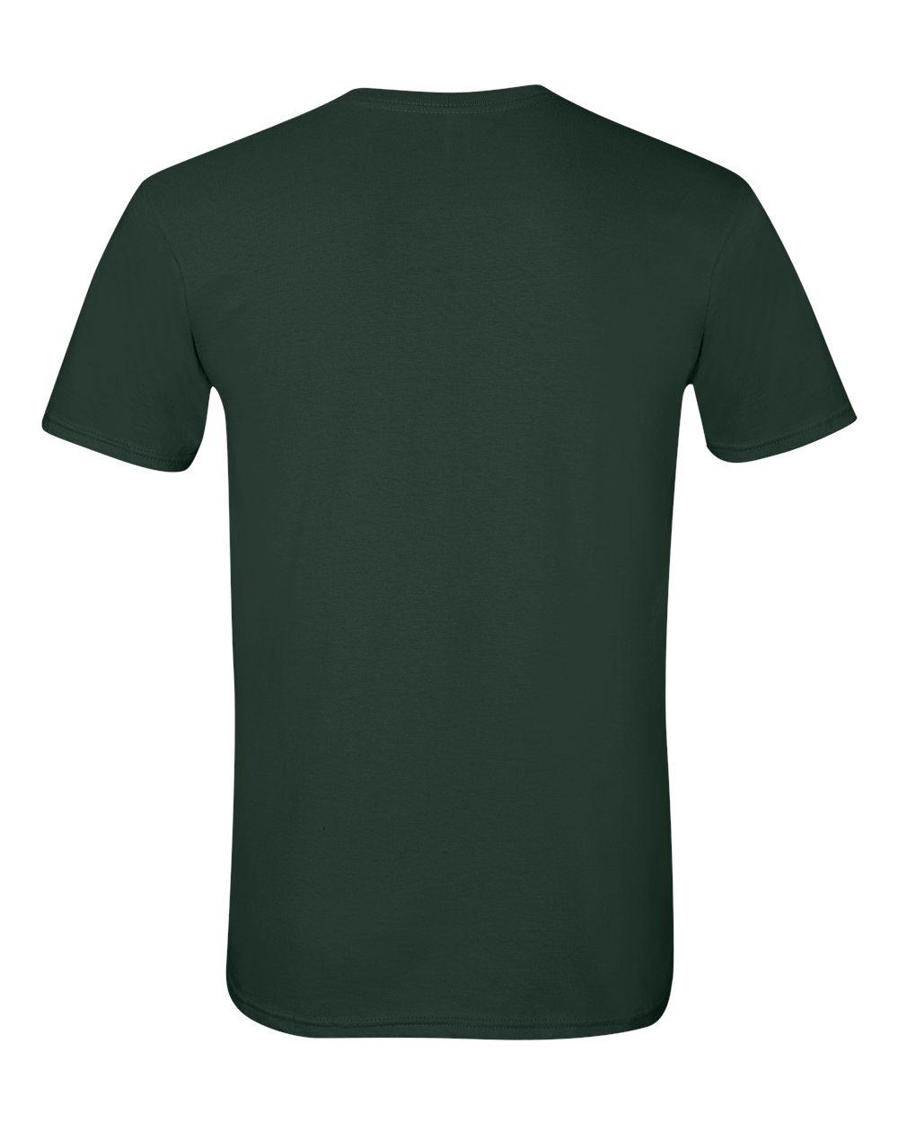 Gildan 64000 Unisex Softstyle® T-Shirt in Forest, back