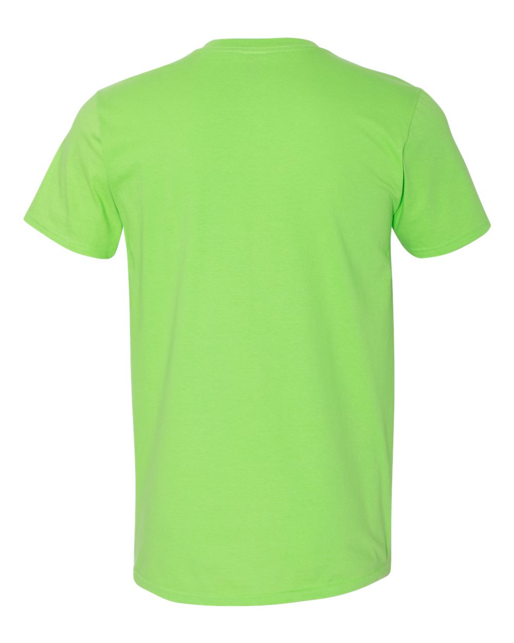 Gildan 64000 Unisex Softstyle® T-Shirt in Lime, back