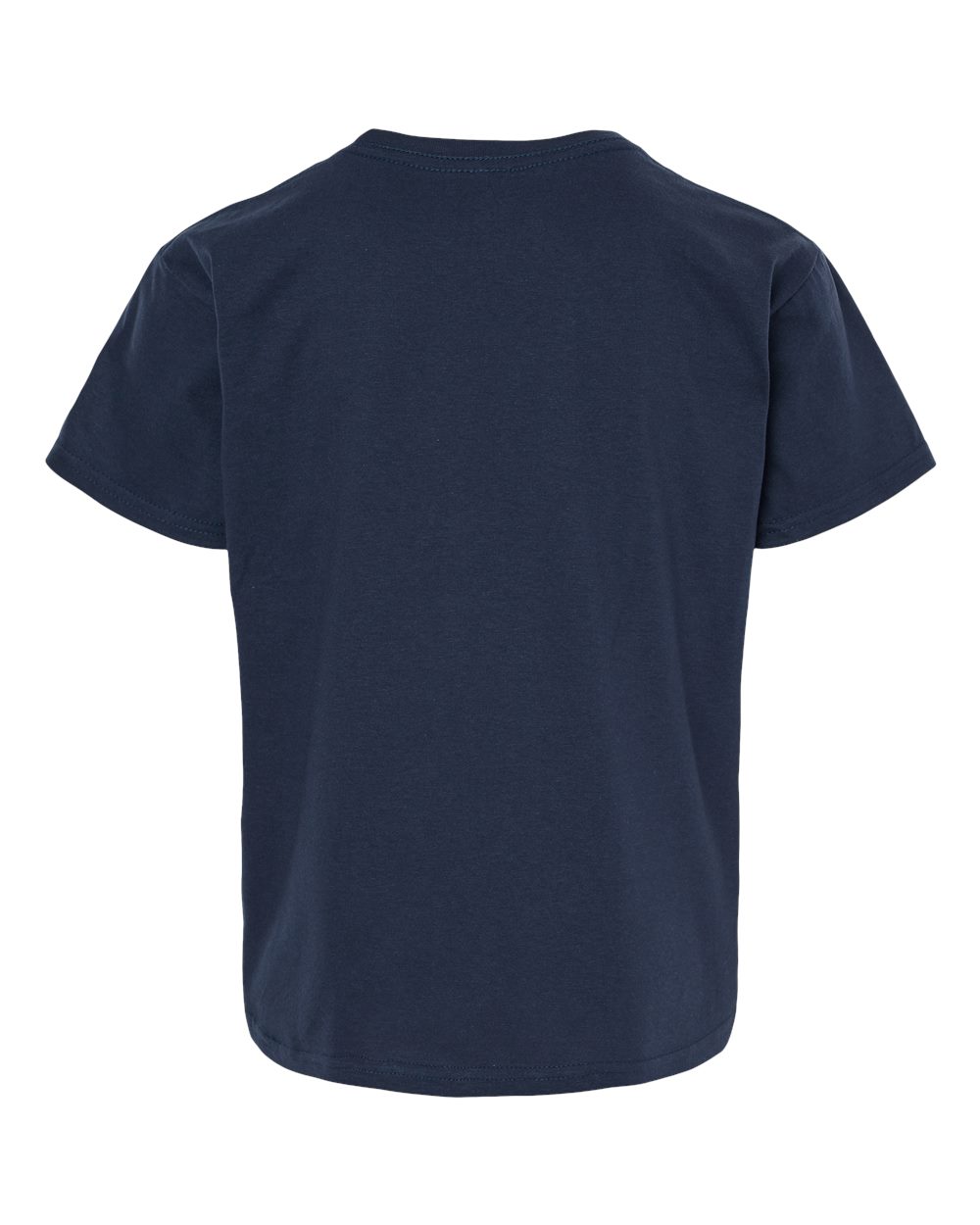 Gildan 64000B Youth Softstyle® T-Shirt in Navy, back