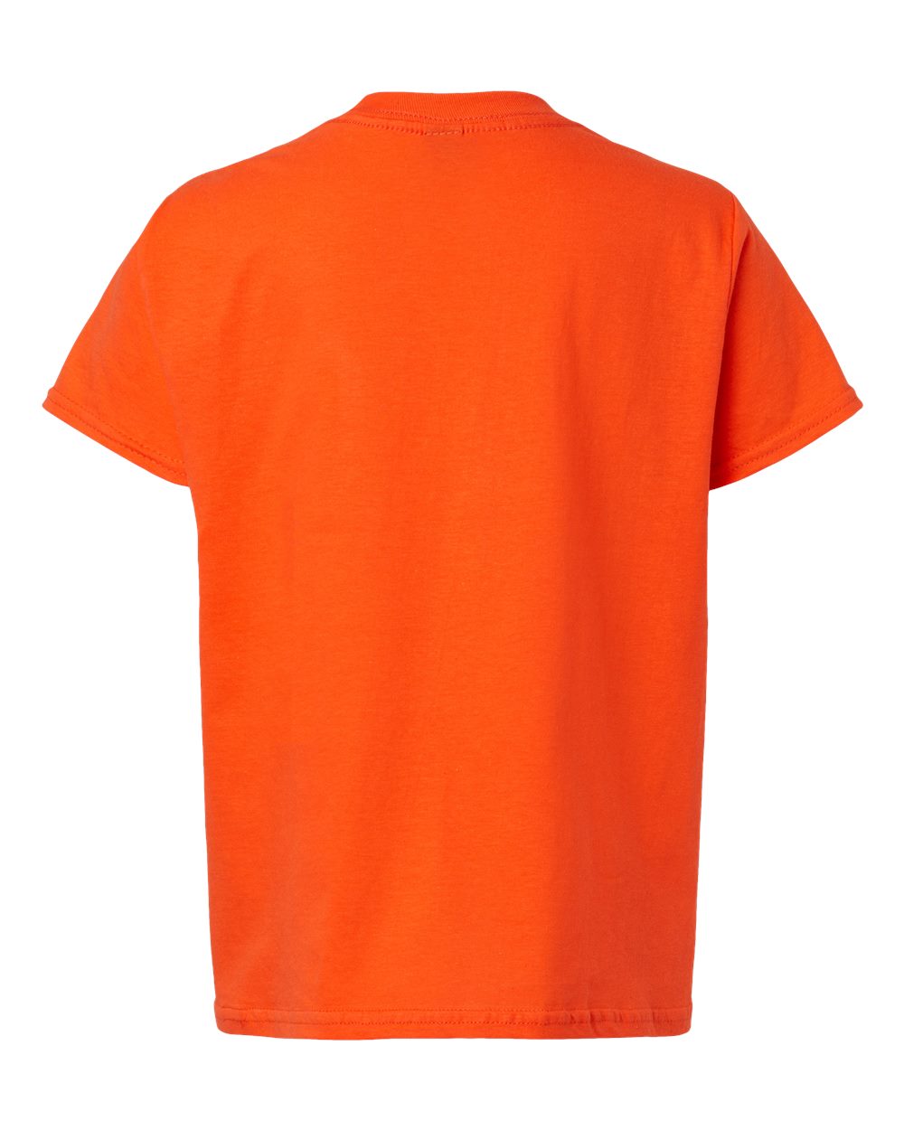 Gildan 64000B Youth Softstyle® T-Shirt in Orange, back