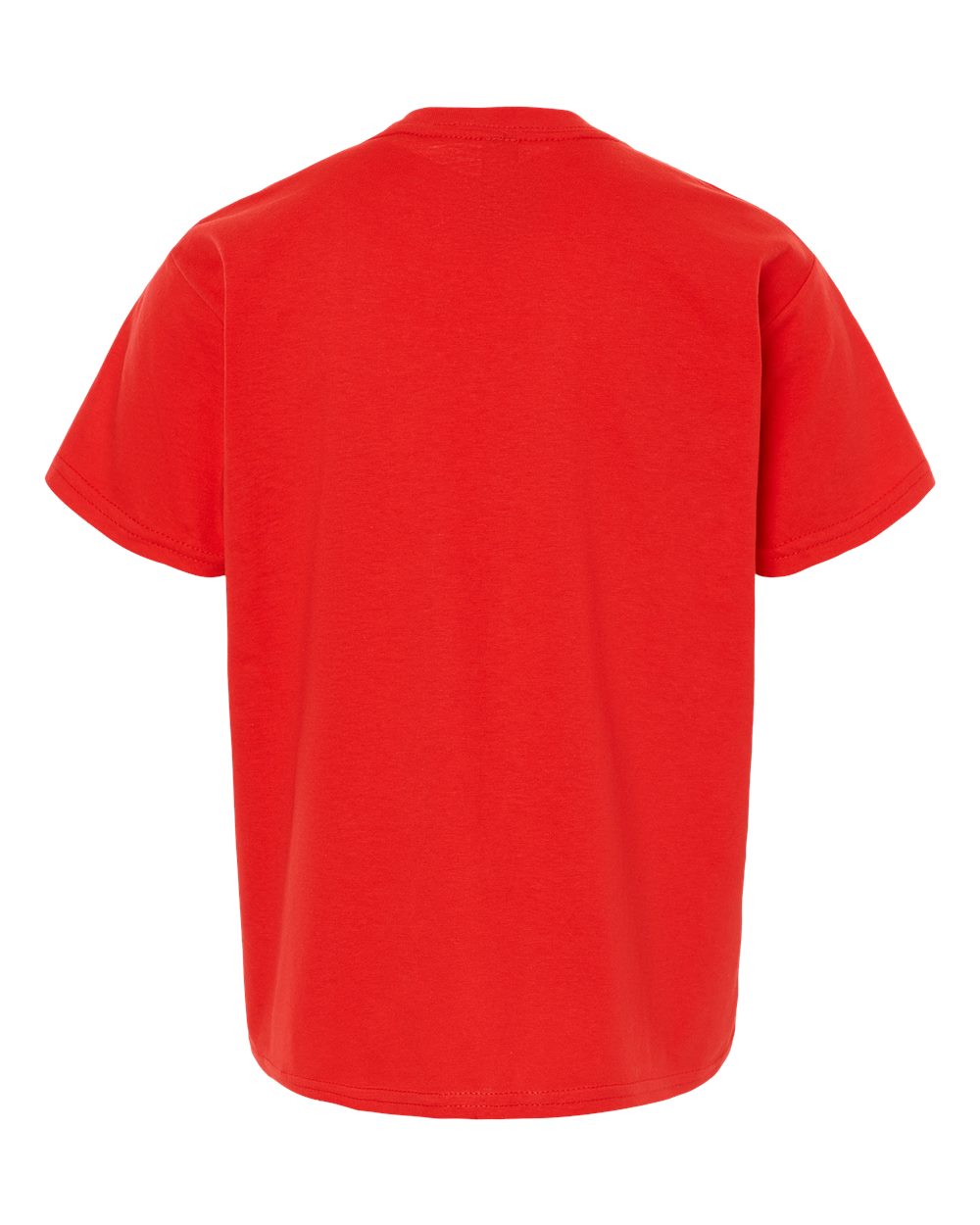Gildan 64000B Youth Softstyle® T-Shirt in Red, back