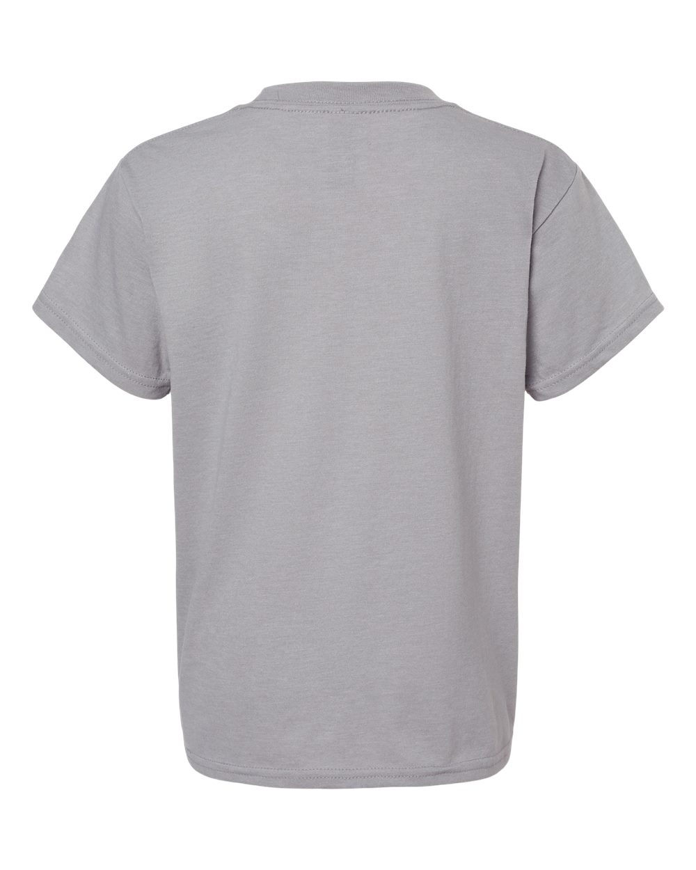 Gildan 64000BCVC Youth Softstyle® CVC T-Shirt in Cement, back