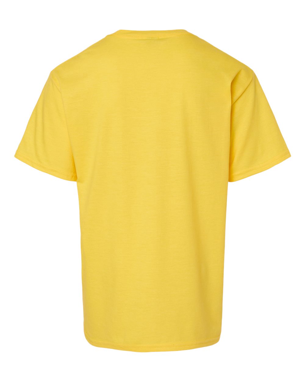 Gildan 64000BCVC Youth Softstyle® CVC T-Shirt in Daisy Mist, back