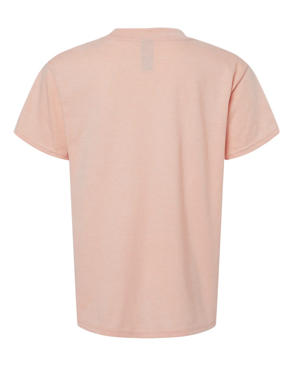 Gildan 64000BCVC Youth Softstyle® CVC T-Shirt in Dusty Rose, back