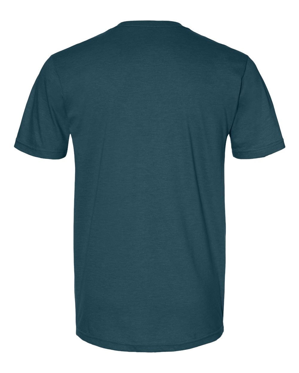 Gildan 64000CVC Unisex Softstyle® CVC T-Shirt in Steel Blue, back