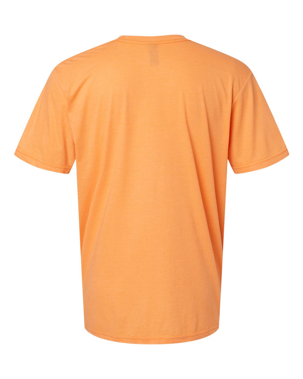 Gildan 64000CVC Unisex Softstyle® CVC T-Shirt in Tangerine Mist, back