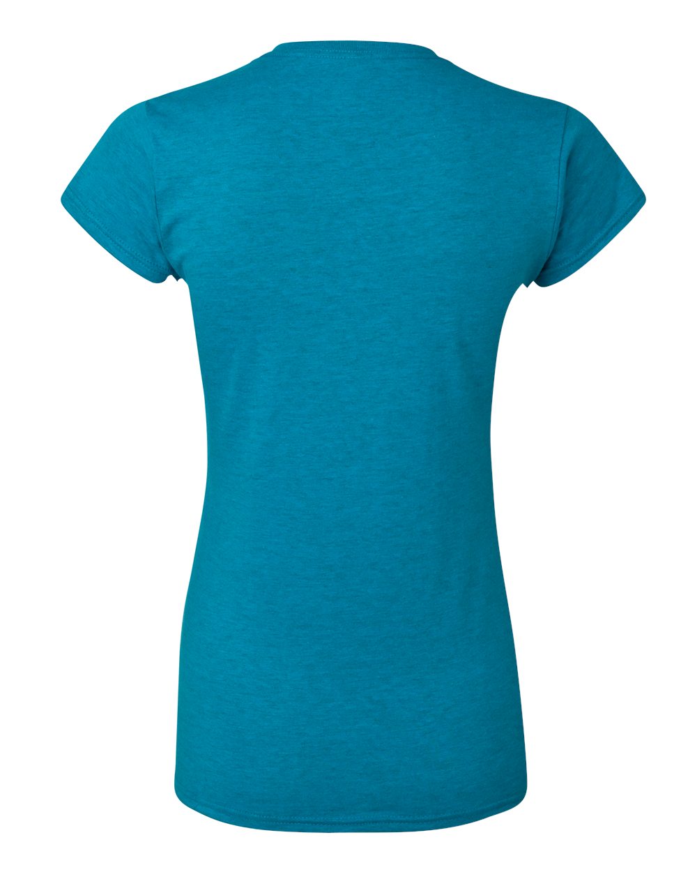Gildan 64000L Women's Softstyle® T-Shirt in Antique Sapphire, back