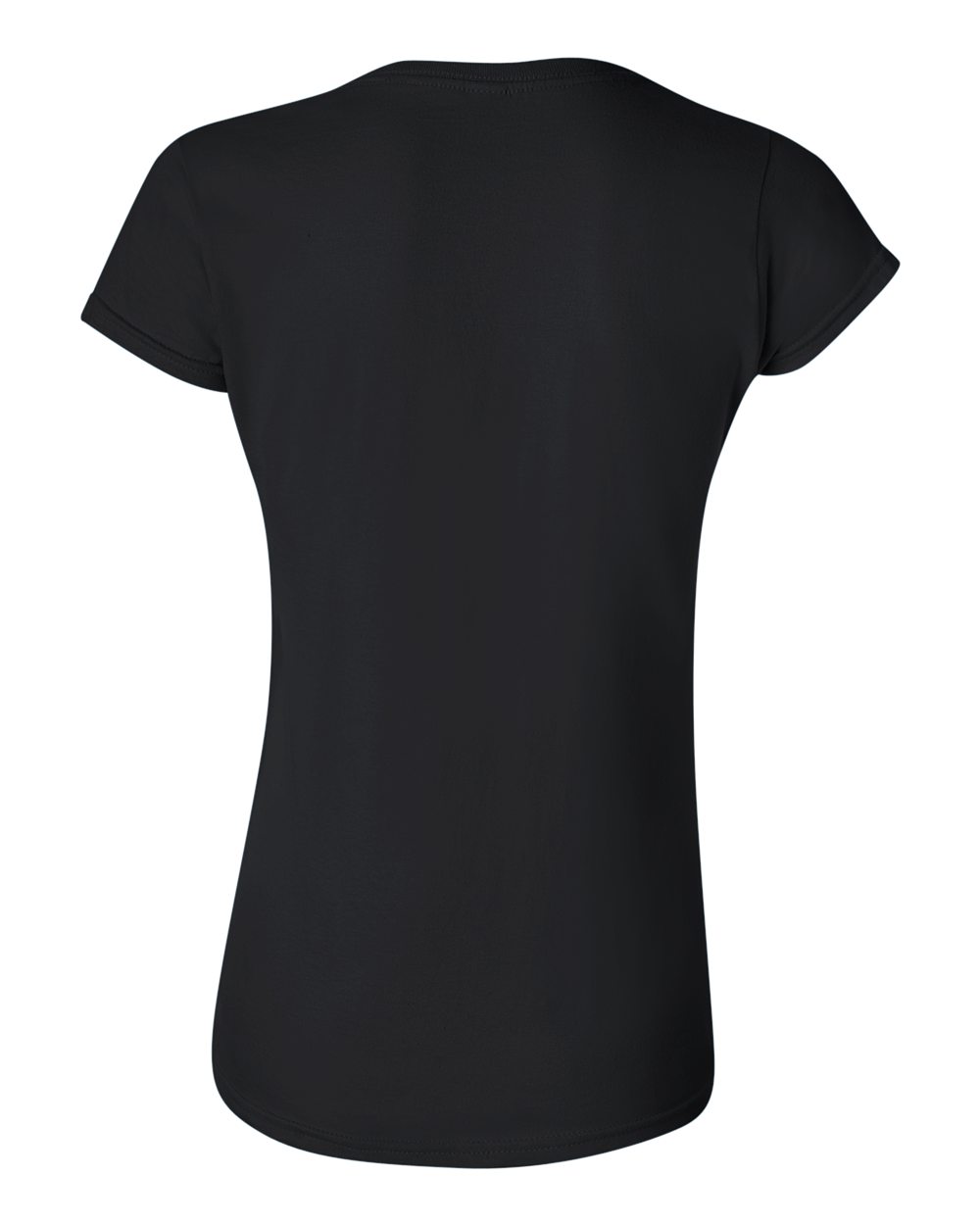Gildan 64000L Women's Softstyle® T-Shirt in Black, back