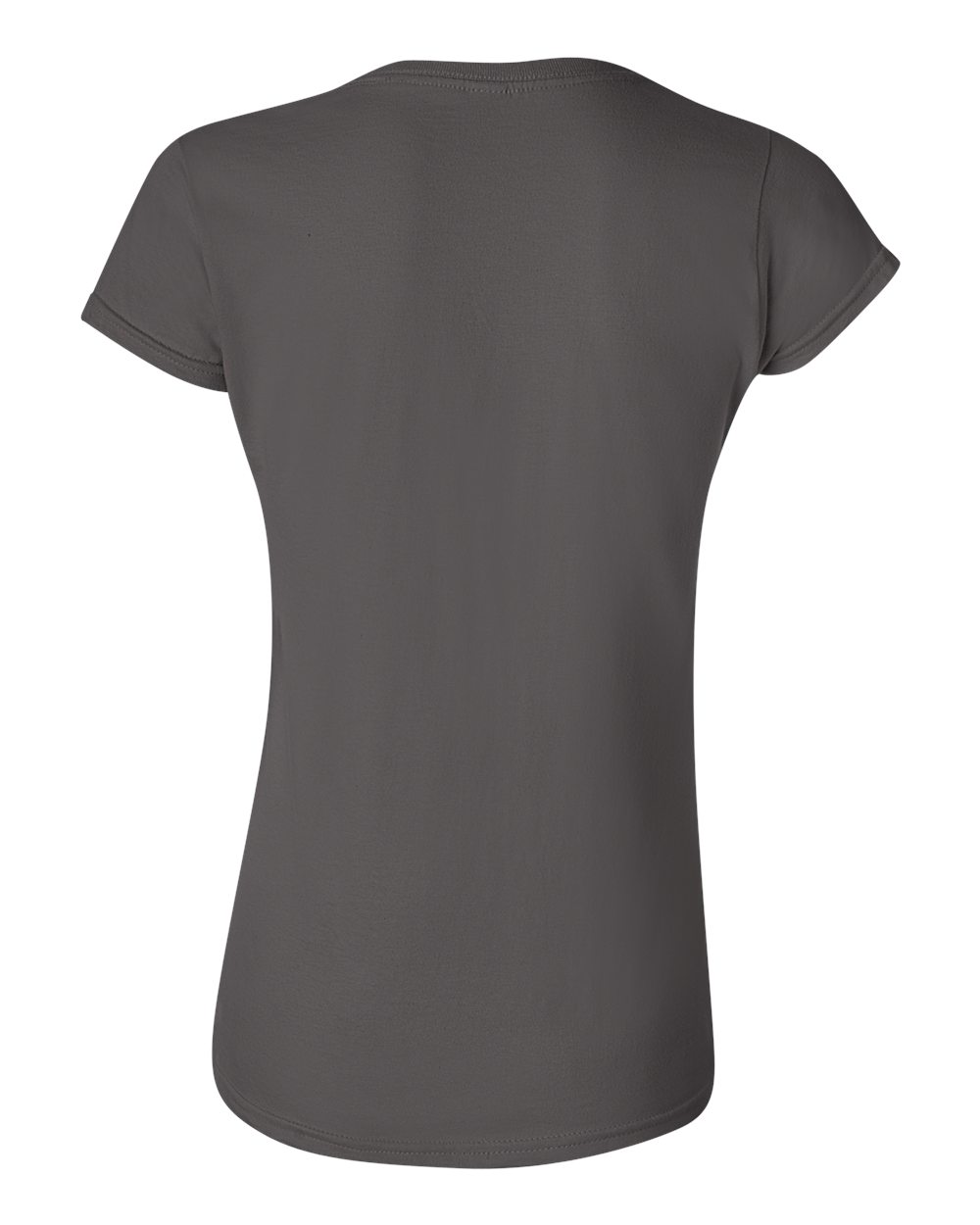Gildan 64000L Women's Softstyle® T-Shirt in Charcoal, back