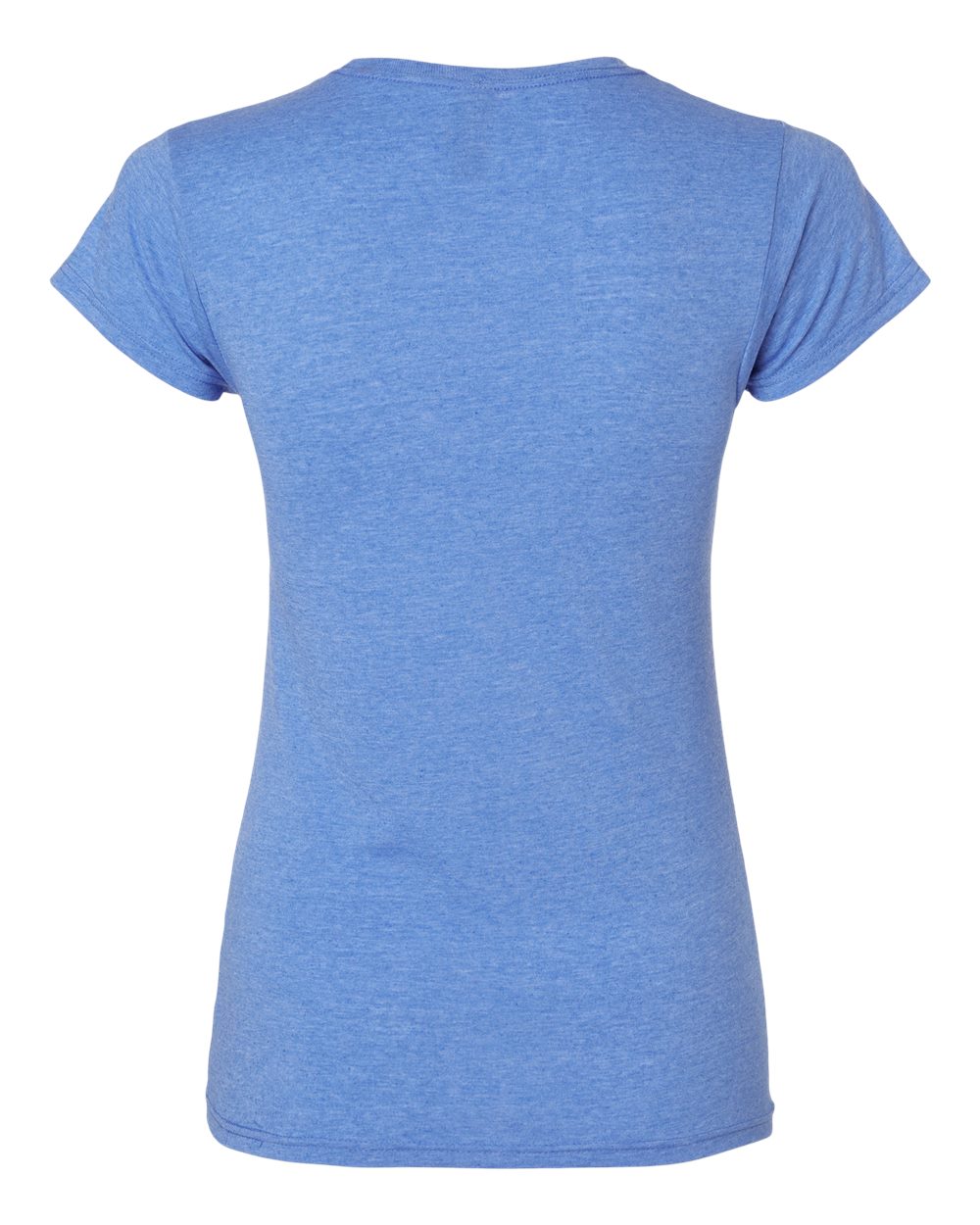 Gildan 64000L Women's Softstyle® T-Shirt in Heather Royal, back