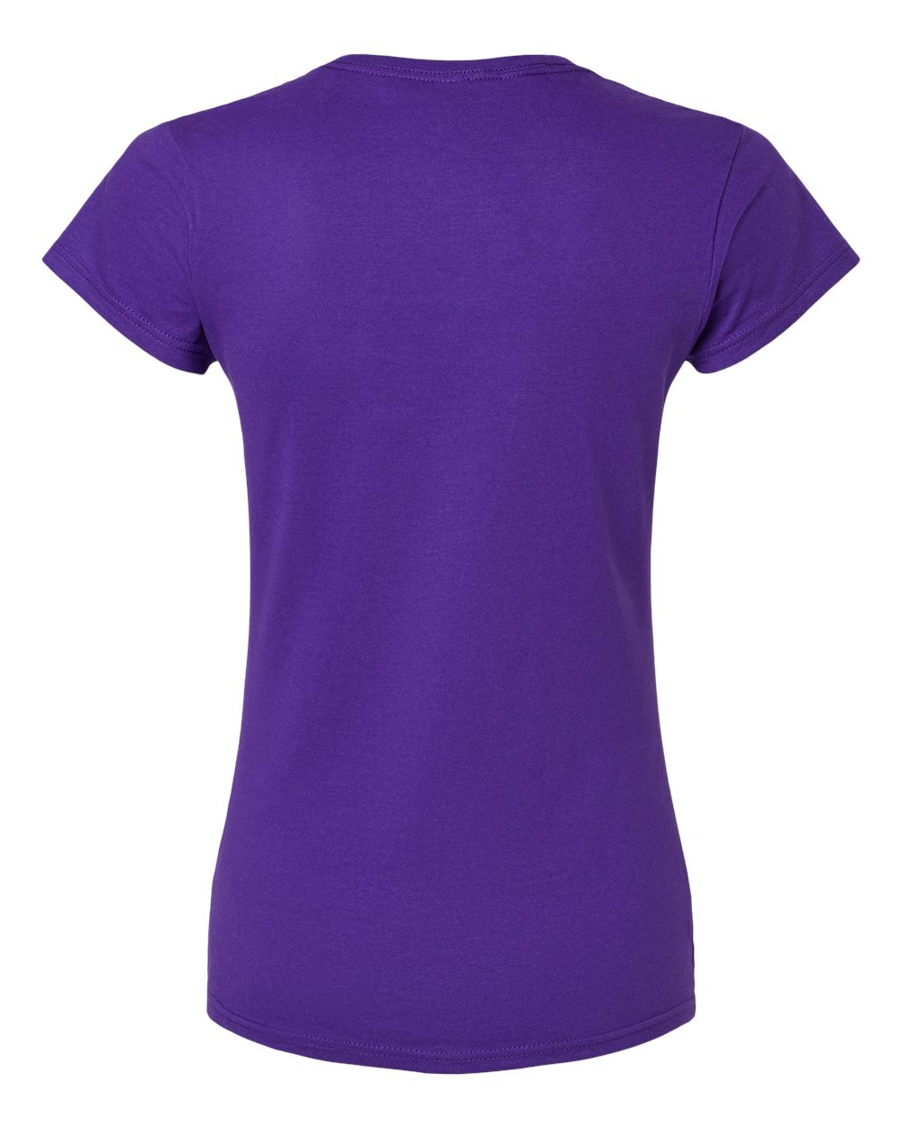 Gildan 64000L Women's Softstyle® T-Shirt in Purple, back