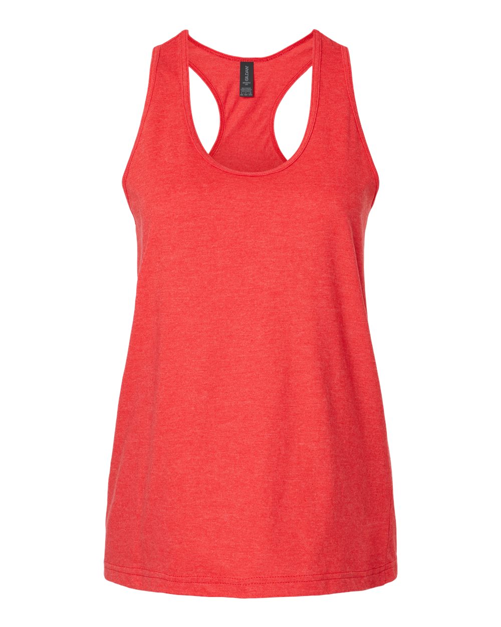Gildan 64220LCVC Women's Softstyle® CVC Racerback Tank Top in Red Mist