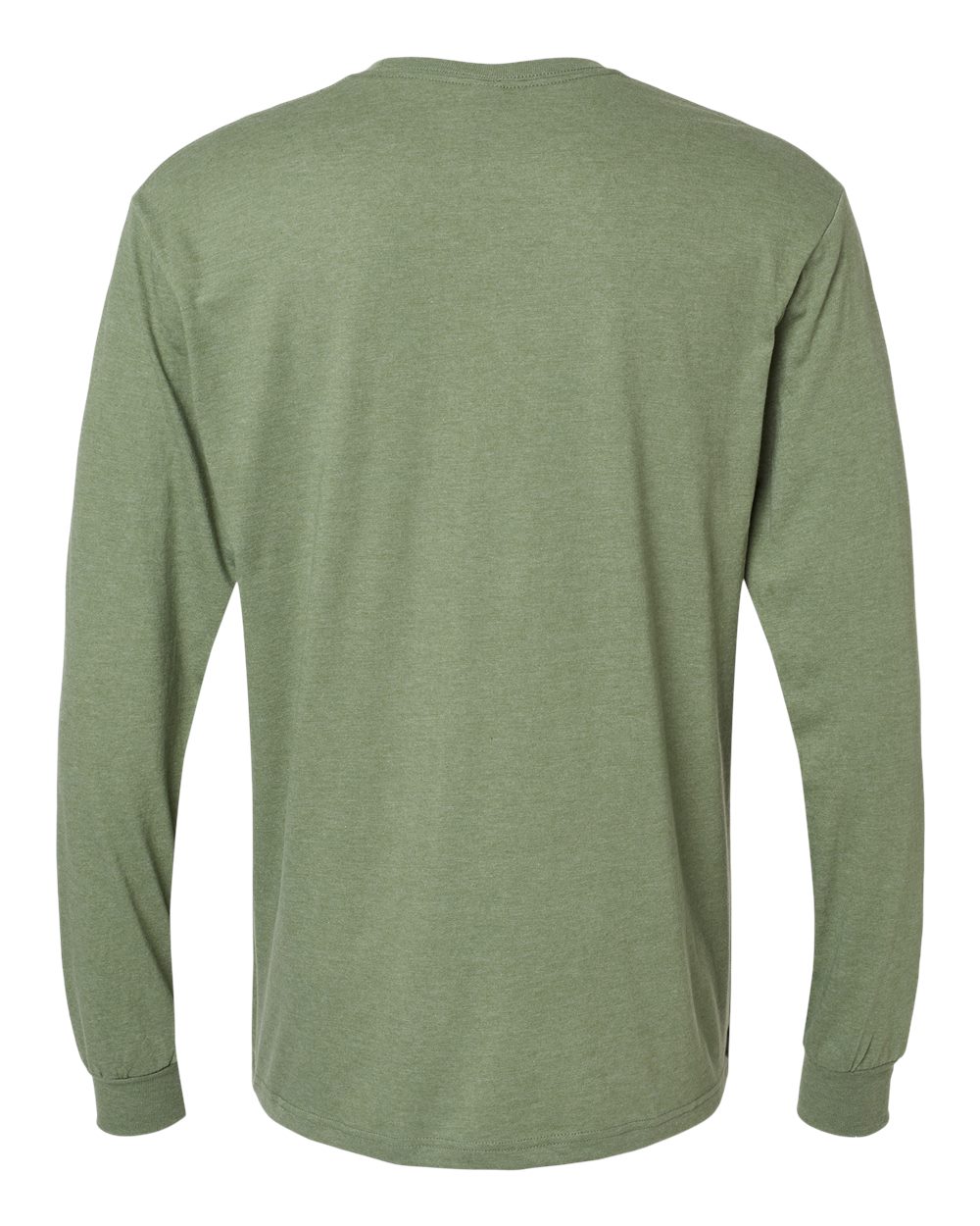 Gildan 64440CVC Unisex Softstyle® CVC Long Sleeve T-Shirt in Cactus, back