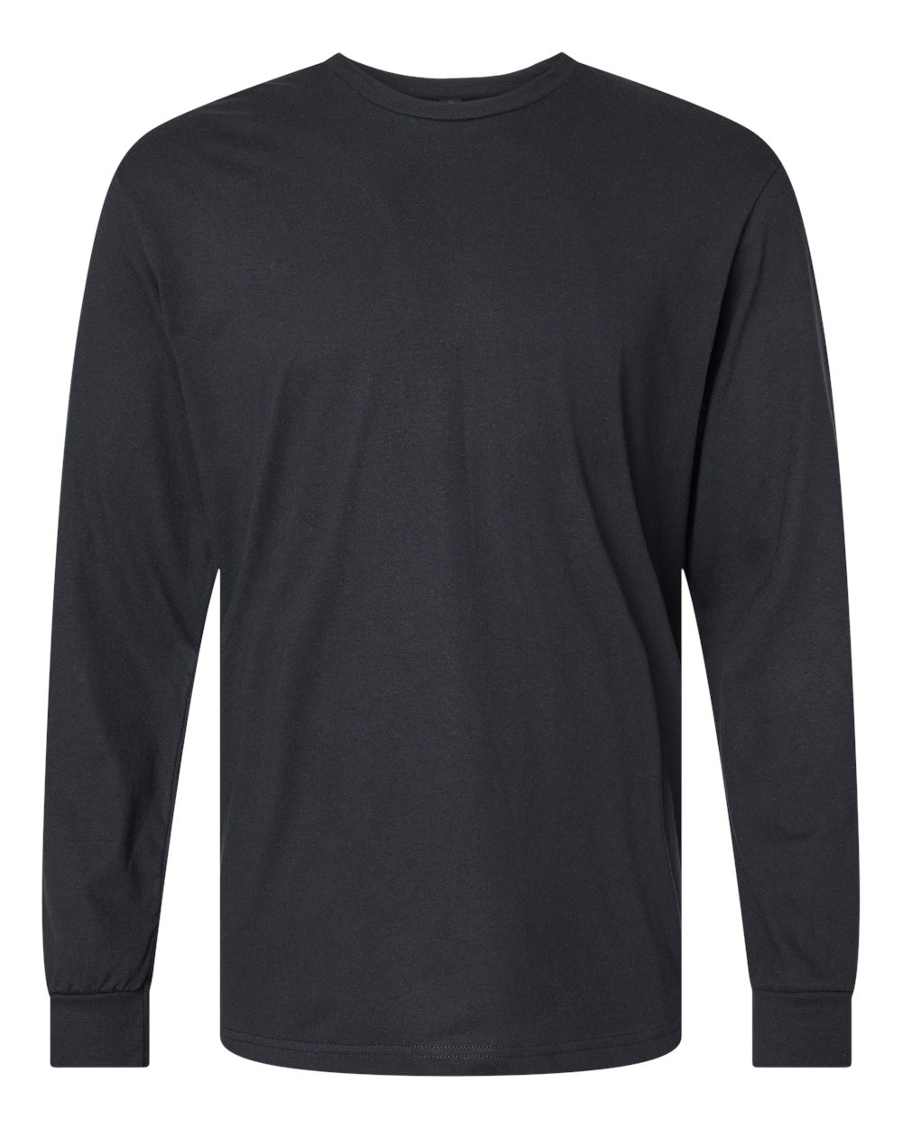 Gildan 64440CVC Unisex Softstyle® CVC Long Sleeve T-Shirt in Pitch Black